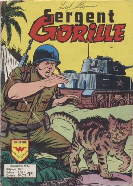 Scan de la Couverture Sergent Gorille n 54